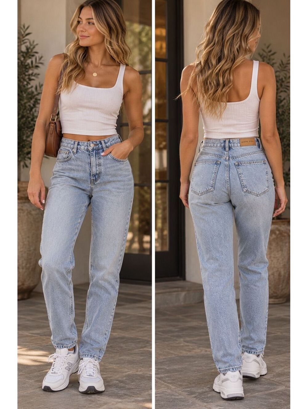 White Fox washed denim jeans sz small * see notes